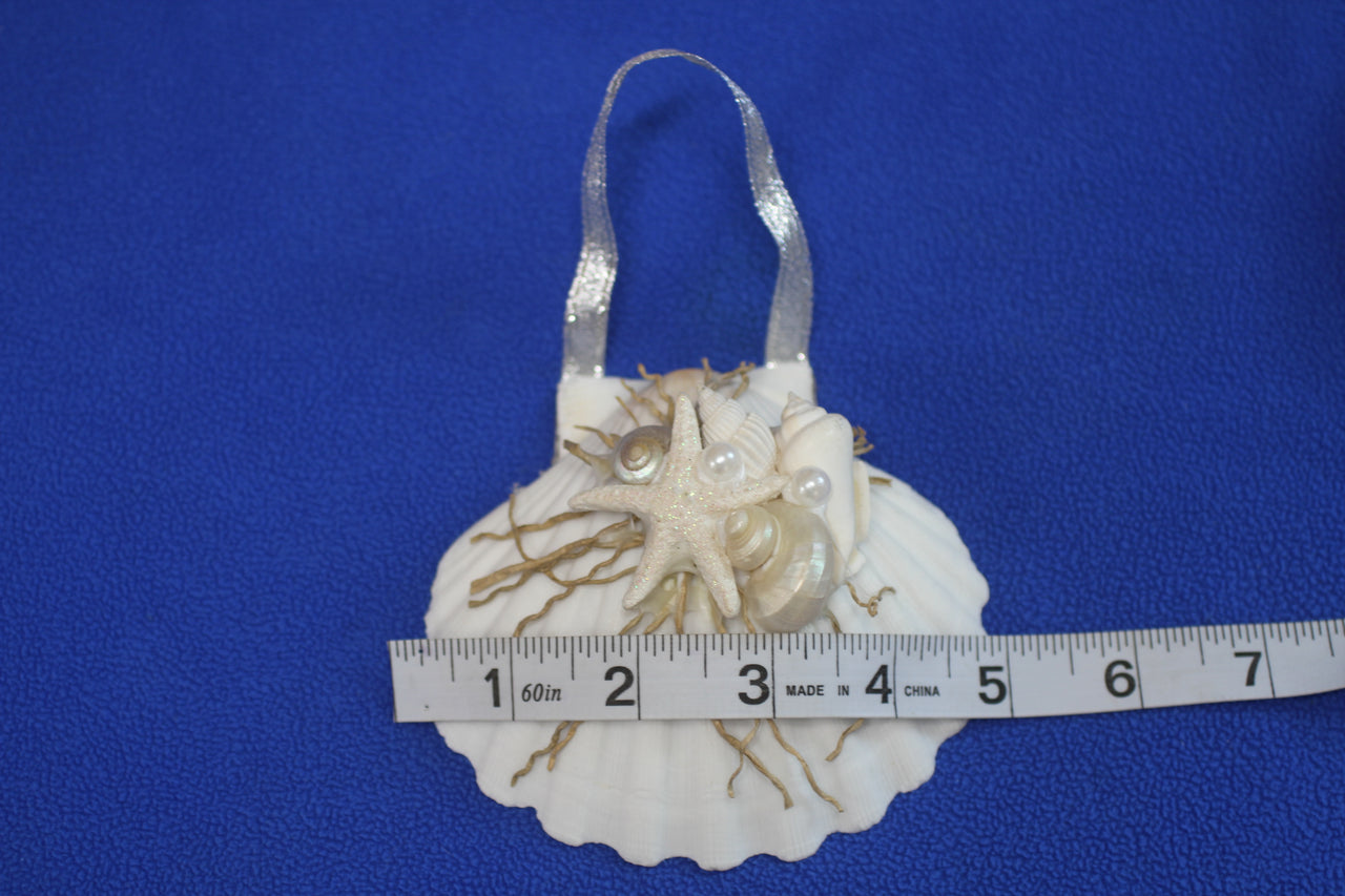 White Beach Holday Seashell Hanging Ornaments - SS-82