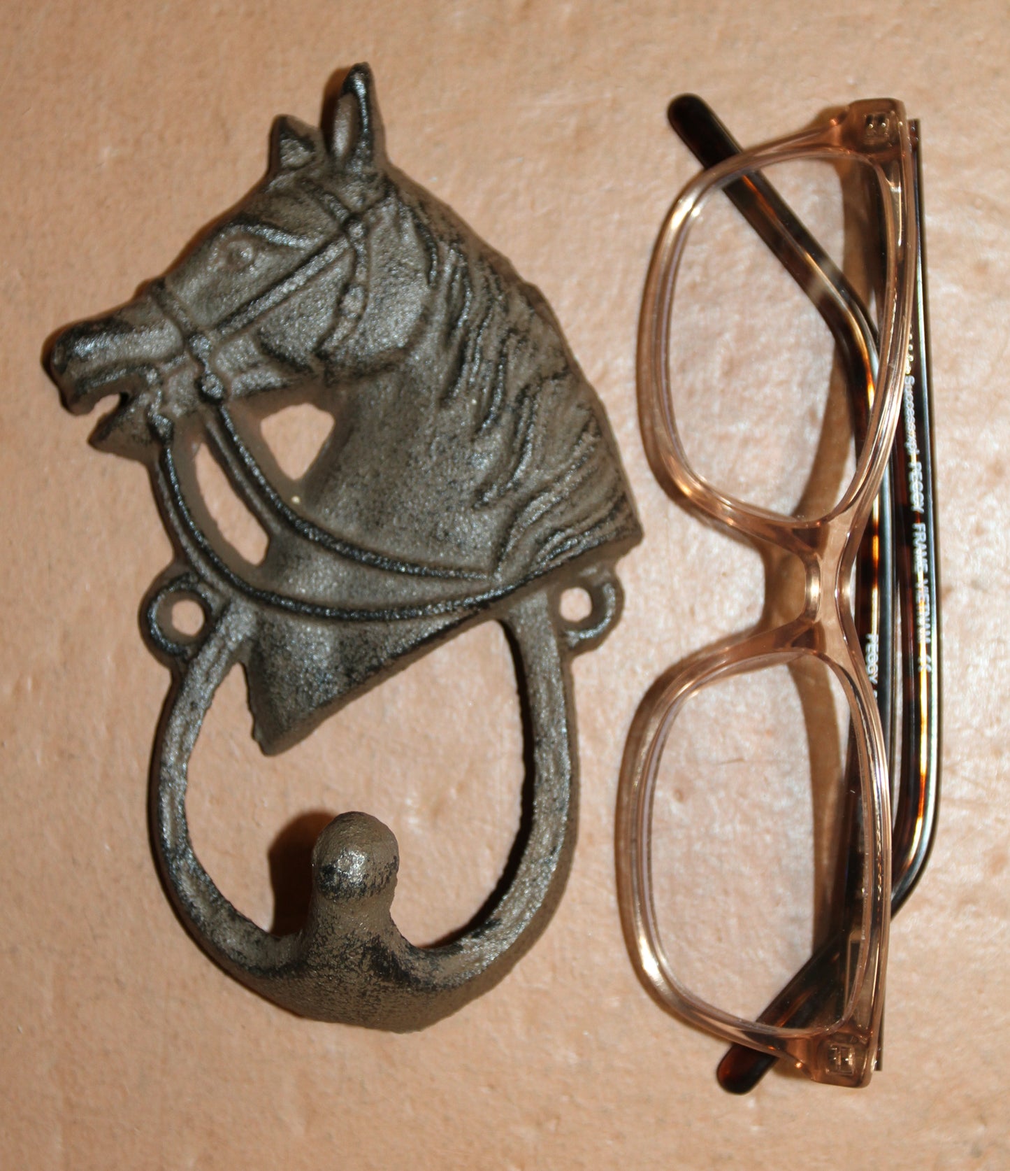 2-Wall Hooks,HORSE HEAD,Gifts,Country Ranch Style,Equestrian Decor,Gifts,W-8