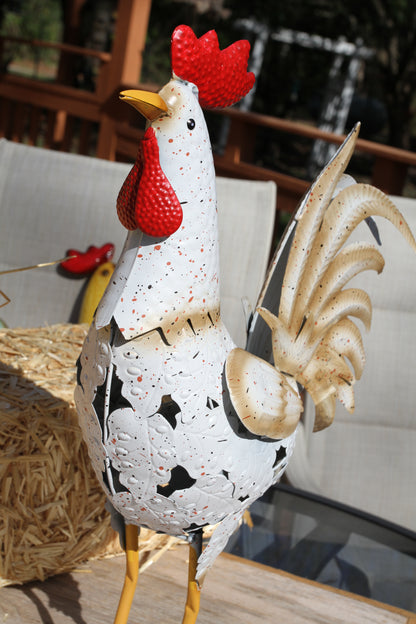 Non Tipsy Roosters, High End Glossy Finish, Farm House Decor, Christmas Gift