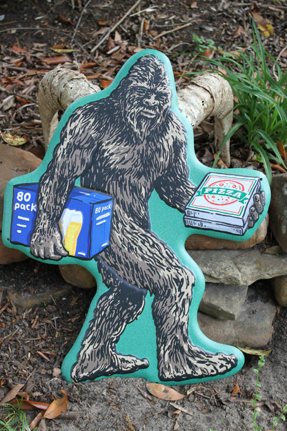 1-BIGFOOT Sign,Fence Decor,Wall Hanging,Cabin Accents,Pizza And Beer, All Occasion Gifts, BF-T
