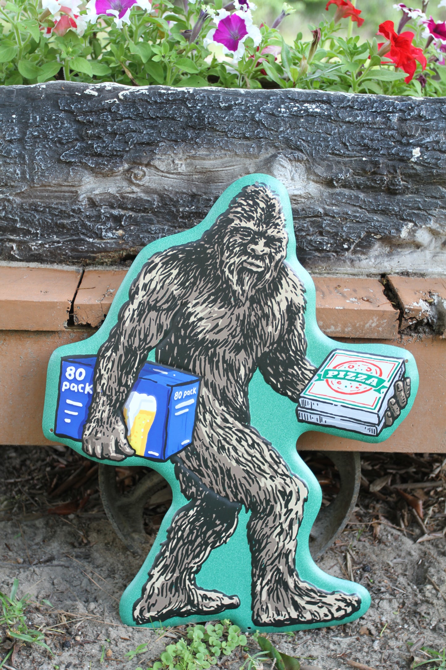 1-BIGFOOT Sign,Fence Decor,Wall Hanging,Cabin Accents,Pizza And Beer, All Occasion Gifts, BF-T