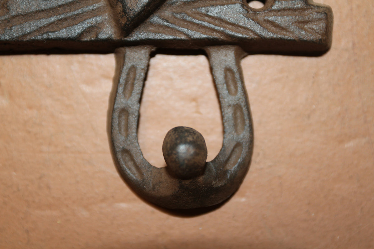 2-Detailed Horse Head Double Wall Hooks,Gifts,Country Look,Ranch Accents,W-60