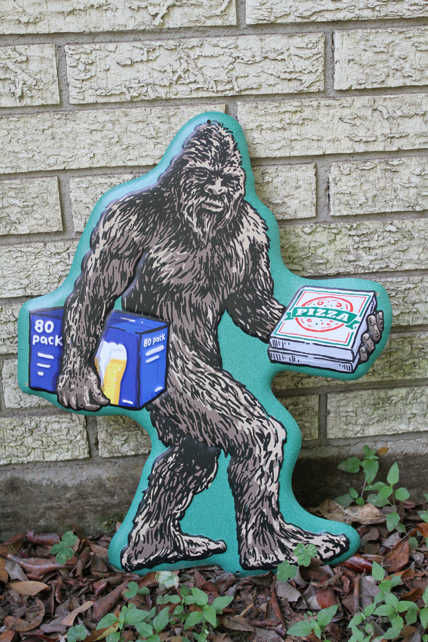 1-BIGFOOT Sign,Fence Decor,Wall Hanging,Cabin Accents,Pizza And Beer, All Occasion Gifts, BF-T