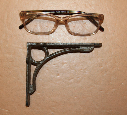 1-Small Dual Use SHELF BRACKET,Country Decor,Window Shelf,Open Shelvinf,Gifts,Curvy Design,Free Ship,B-90B
