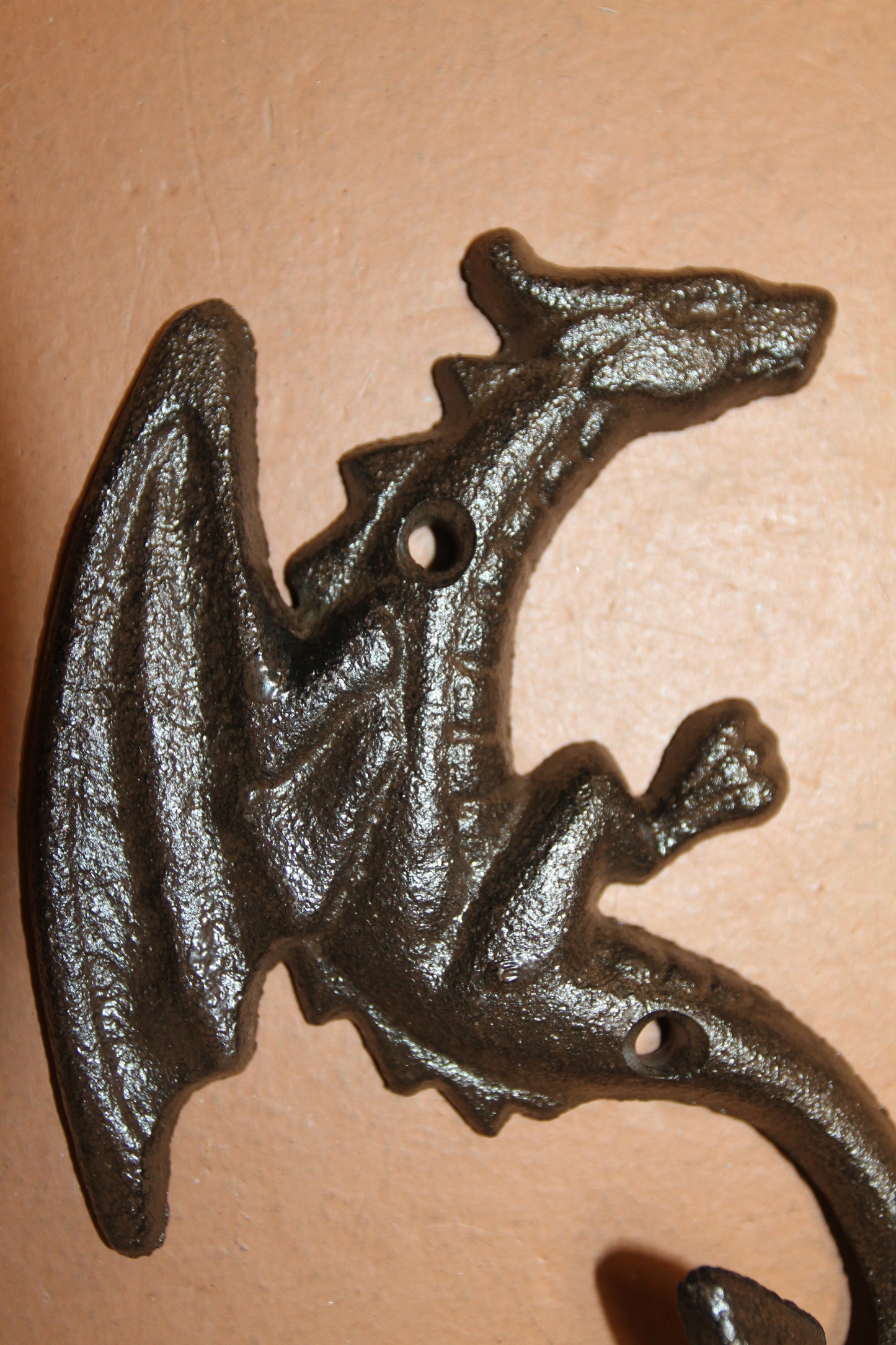 MYTHICAL DRAGONS Wall Hooks, Kids Room Decor, Christmas Gifts, Decorative Wall Hooks, Bath Decor, W-43A