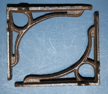 1-Small Dual Use SHELF BRACKET,Country Decor,Window Shelf,Open Shelvinf,Gifts,Curvy Design,Free Ship,B-90B
