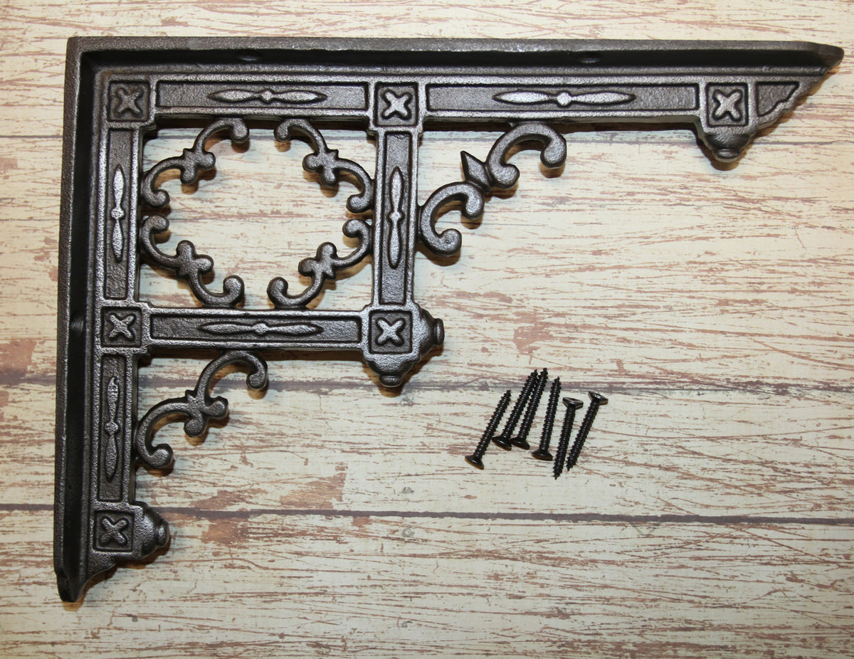 1-Burnished Inca Style, Utilitarian Shelf Bracket,Stylish Storage And Organization Solution,Corbels, Free Ship,B-04A