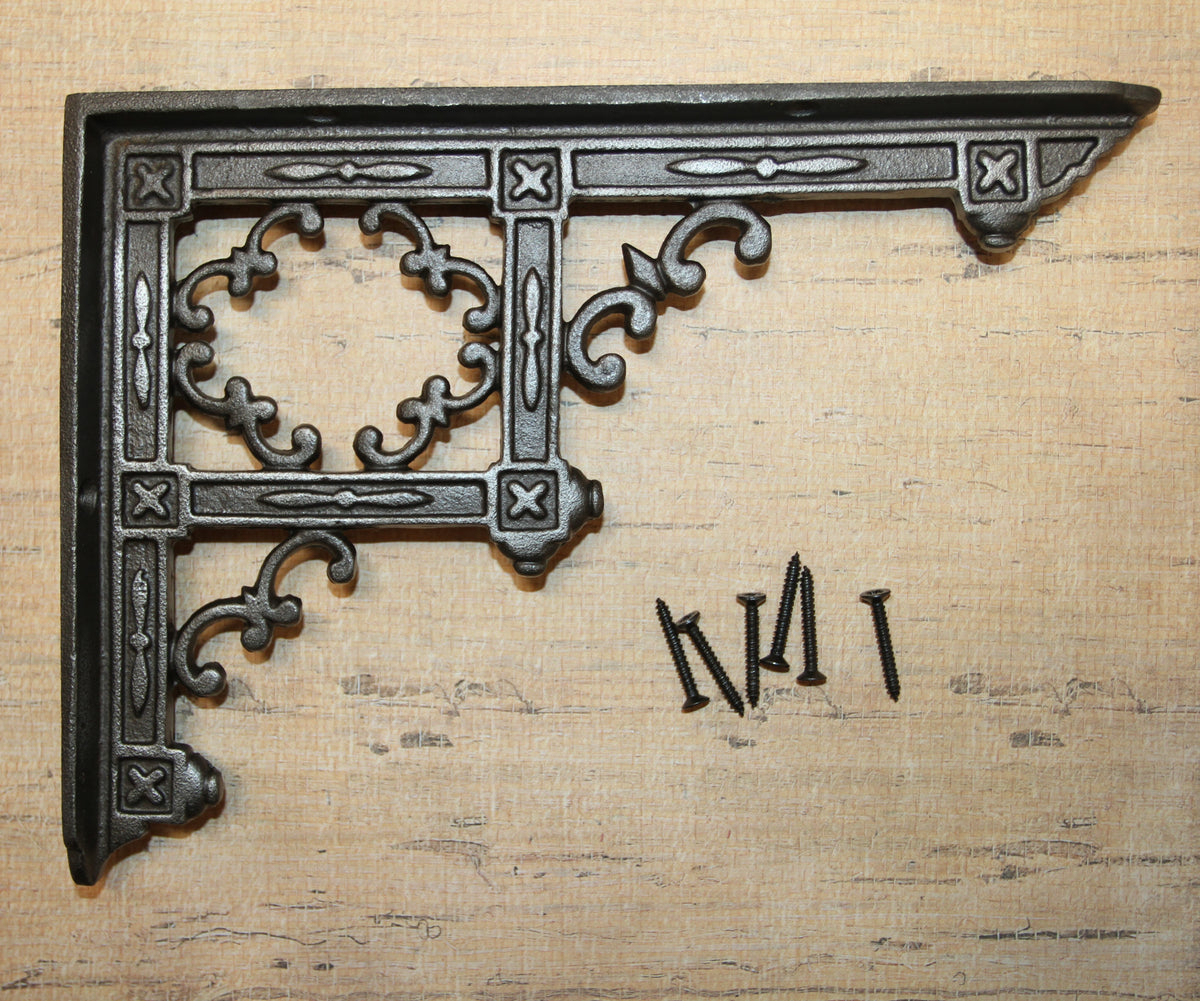1-Burnished Inca Style, Utilitarian Shelf Bracket,Stylish Storage And Organization Solution,Corbels, Free Ship,B-04A