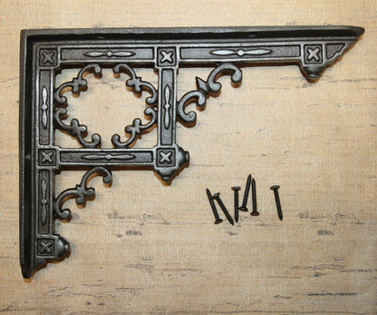 1-Burnished Inca Style, Utilitarian Shelf Bracket,Stylish Storage And Organization Solution,Corbels, Free Ship,B-04A