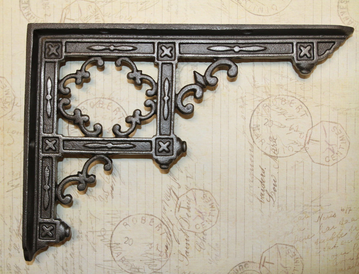 1-Burnished Inca Style, Utilitarian Shelf Bracket,Stylish Storage And Organization Solution,Corbels, Free Ship,B-04A