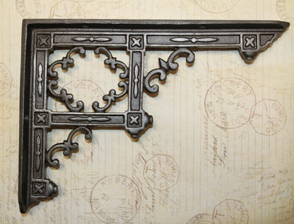 1-Burnished Inca Style, Utilitarian Shelf Bracket,Stylish Storage And Organization Solution,Corbels, Free Ship,B-04A