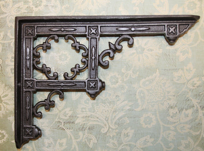 1-Burnished Inca Style, Utilitarian Shelf Bracket,Stylish Storage And Organization Solution,Corbels, Free Ship,B-04A