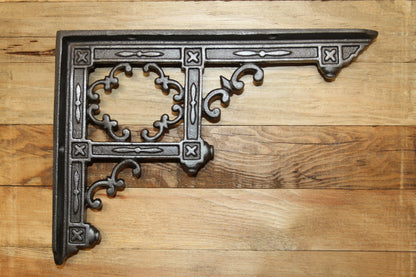 1-Burnished Inca Style, Utilitarian Shelf Bracket,Stylish Storage And Organization Solution,Corbels, Free Ship,B-04A