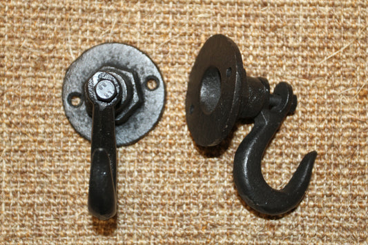 2-INDUSTRIAL WALL HOOKS,Crane Style Hooks,Heavy Duty,Generous Hook,Gifts,H-135