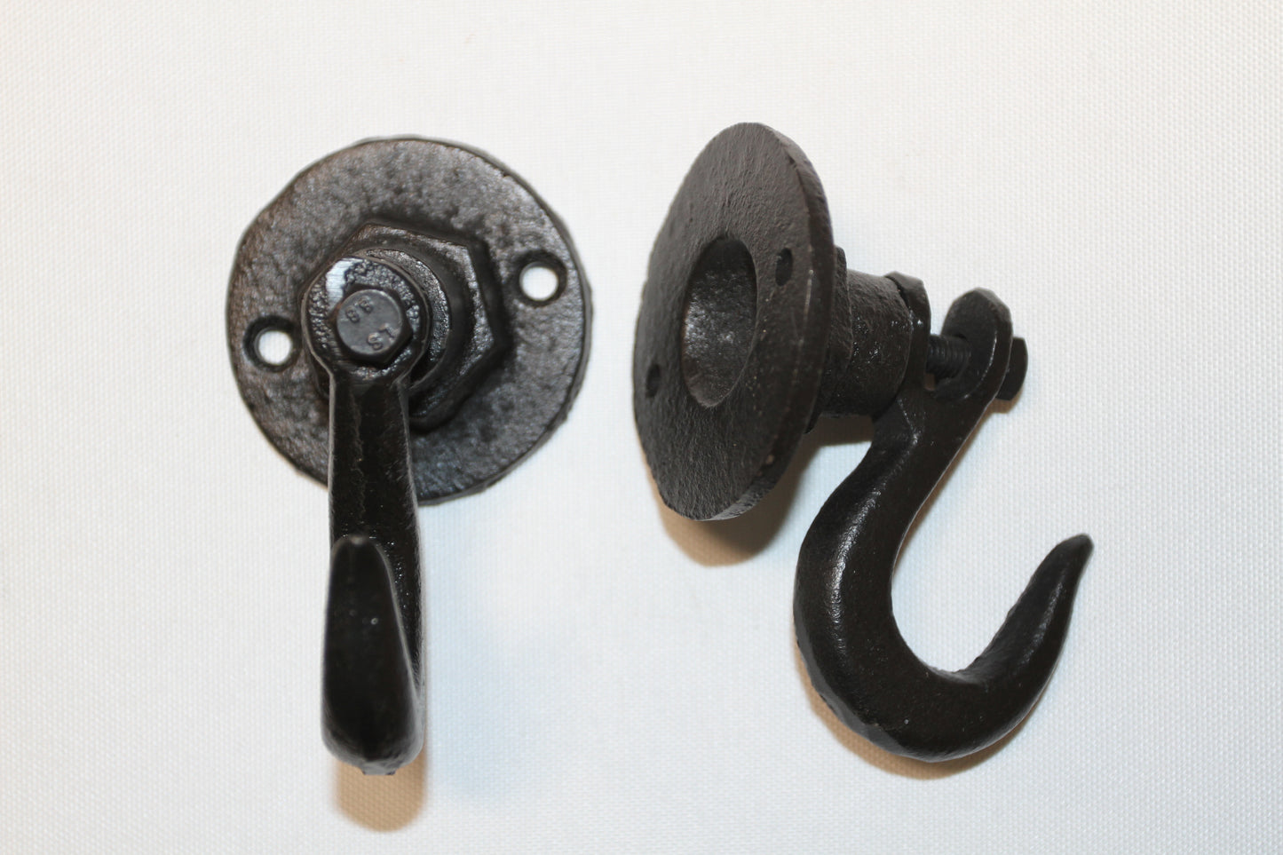 2-INDUSTRIAL WALL HOOKS,Crane Style Hooks,Heavy Duty,Generous Hook,Gifts,H-135