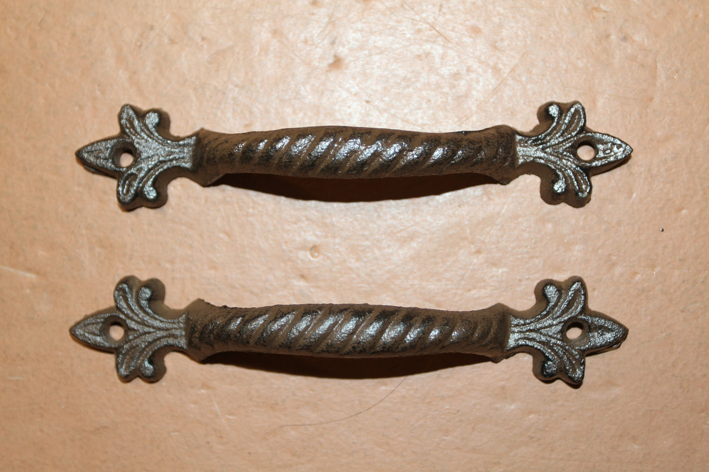 2-FLEUR DE LIS Style Handles,Modern Flair,Drawer Pulls,New Orleans Accents,Gifts,Free Ship, HW-27
