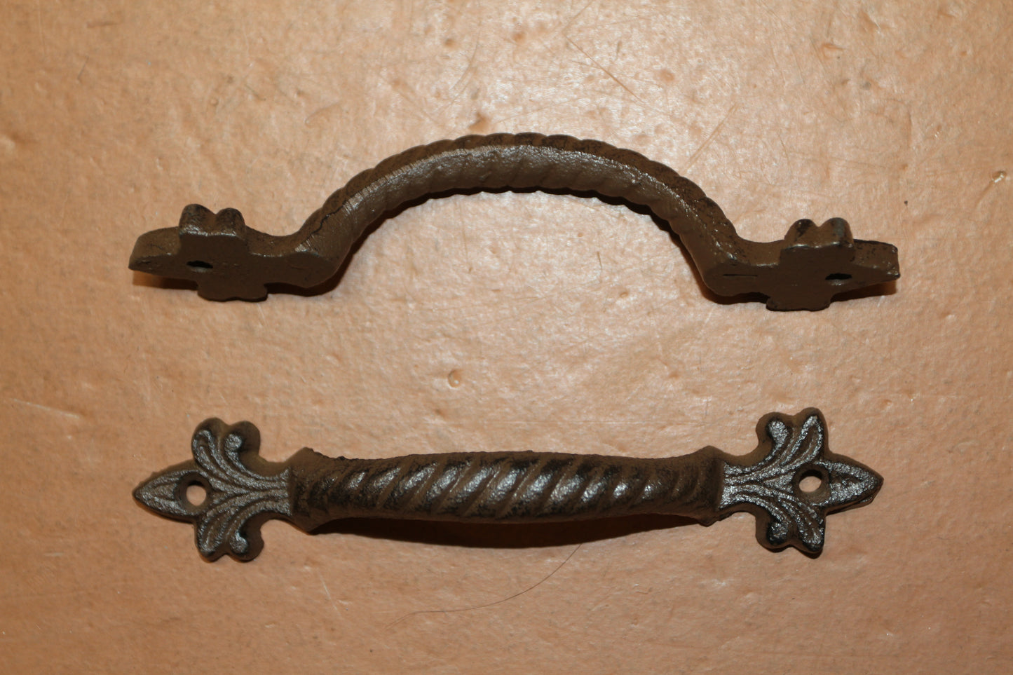 2-FLEUR DE LIS Style Handles,Modern Flair,Drawer Pulls,New Orleans Accents,Gifts,Free Ship, HW-27