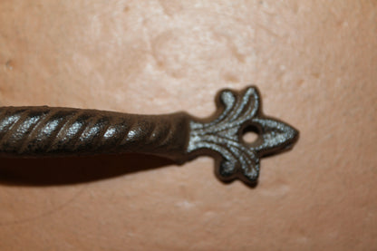 2-FLEUR DE LIS Style Handles,Modern Flair,Drawer Pulls,New Orleans Accents,Gifts,Free Ship, HW-27