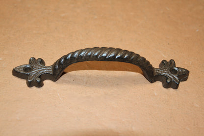 2-FLEUR DE LIS Style Handles,Modern Flair,Drawer Pulls,New Orleans Accents,Gifts,Free Ship, HW-27