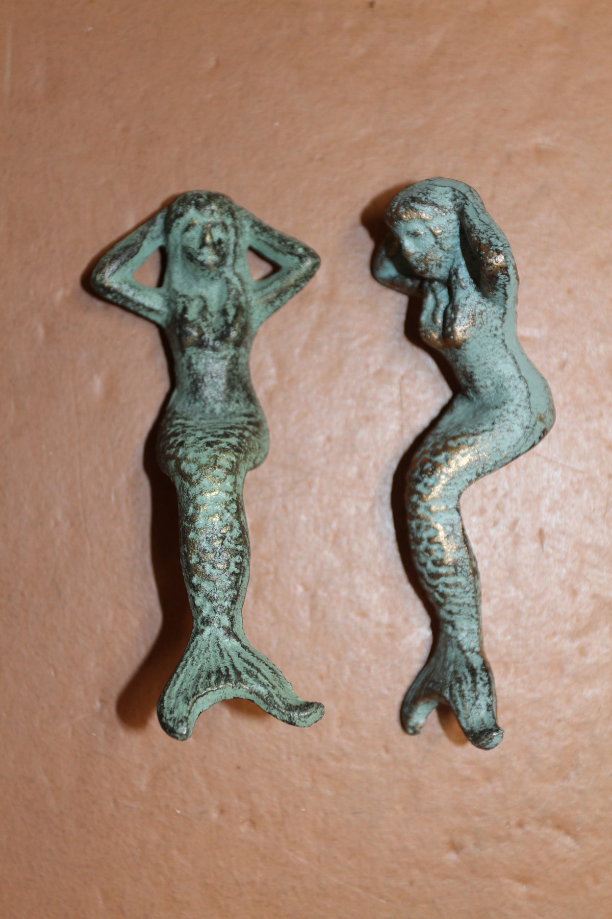 2-Whinsical Shelf Sitting MERMAIDS,Coastal Accents,Beach Decor,Mythical,Folflore,Gifts, N-68