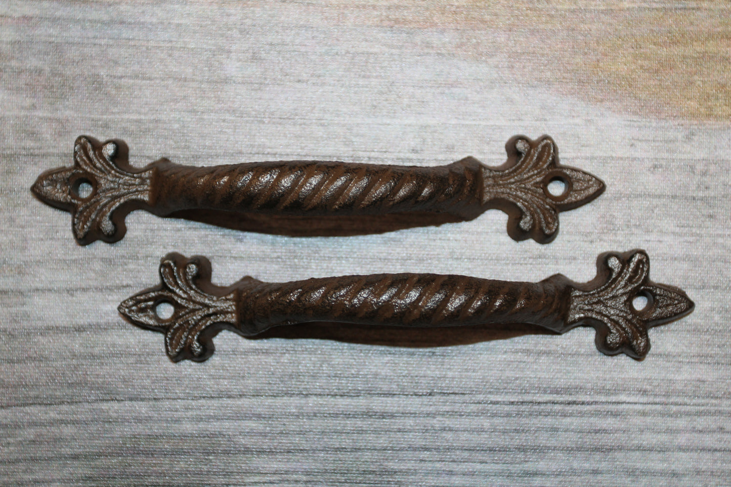 2-FLEUR DE LIS Style Handles,Modern Flair,Drawer Pulls,New Orleans Accents,Gifts,Free Ship, HW-27