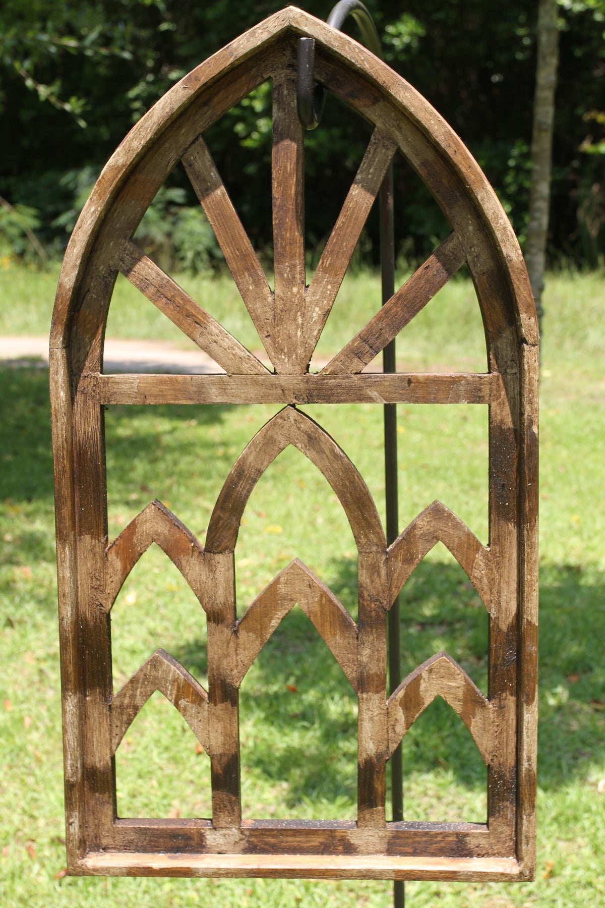 MOUNTAIN SINRIS,Large Wood Window Frame,Wall Accents,Country Decor,All Occasion Gifts