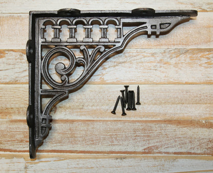 1-LARGE SHELF BRACKET,Early Ages Decor,Gothic Style,Open Shelving,Kitchen-Bath Shelving,Free Ship,B-89A