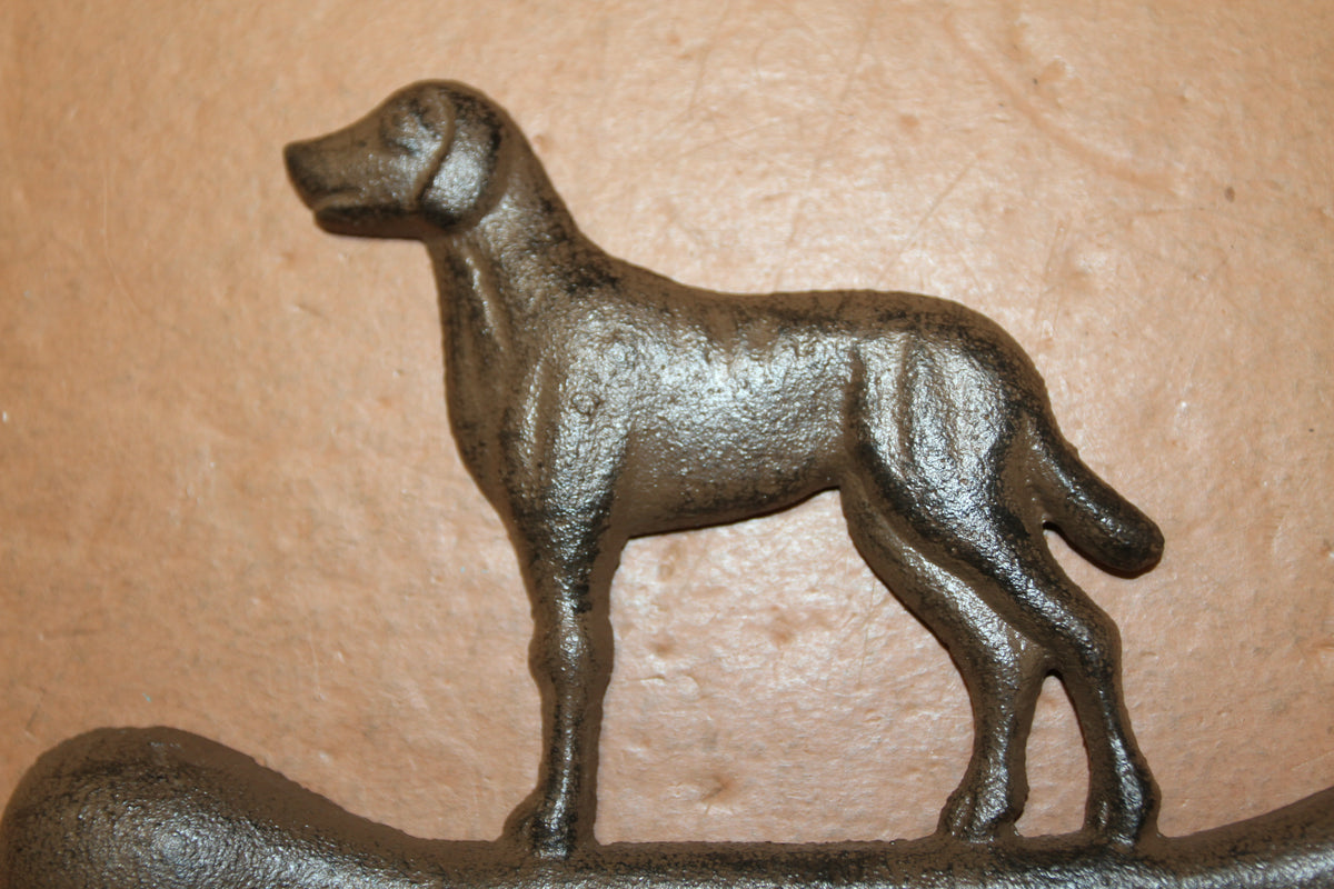 1-HOUND DOG Standing On A Bone,Double Hook,Home And Garden Organizations,Western Decor,W-32