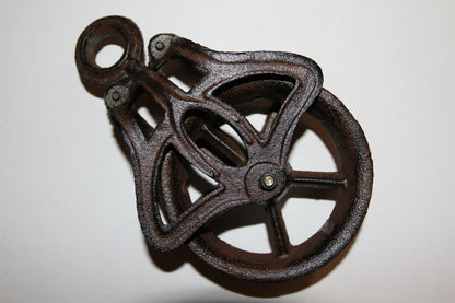 1-Metal Gear Pulley,Great for Dad's Workshop.The pulley is operational,Free Ship H-57B