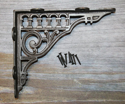 1-LARGE SHELF BRACKET,Early Ages Decor,Gothic Style,Open Shelving,Kitchen-Bath Shelving,Free Ship,B-89A