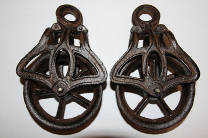 1-Metal Gear Pulley,Great for Dad's Workshop.The pulley is operational,Free Ship H-57B