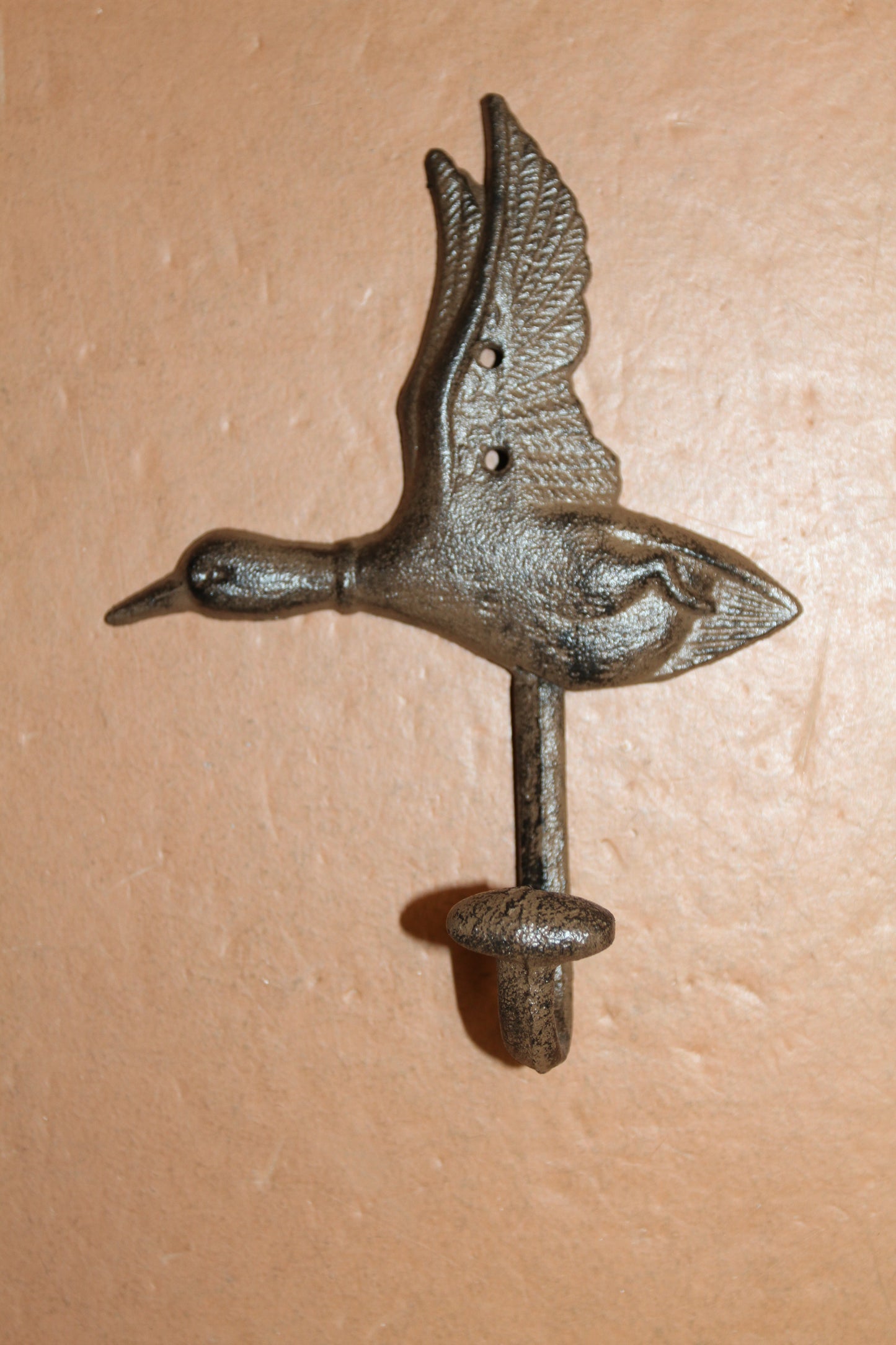 2- Heavy Duty Duck Wall Hook Entryway Coat Hat Hook,Hunters Decor,H-04