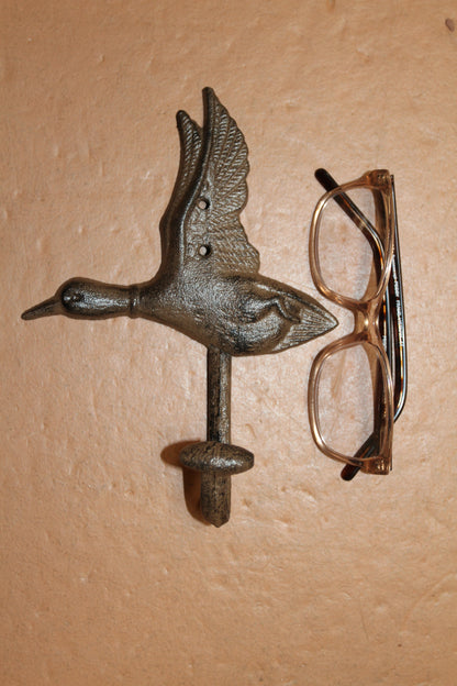 2- Heavy Duty Duck Wall Hook Entryway Coat Hat Hook,Hunters Decor,H-04