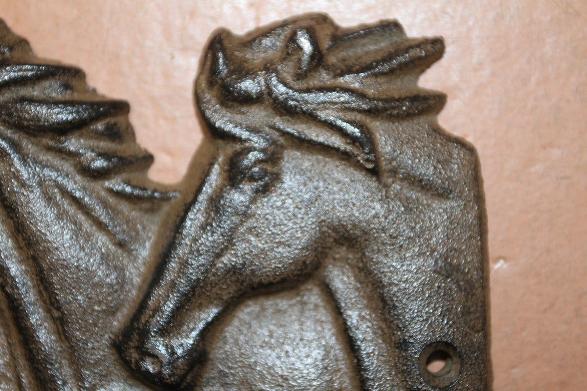 1-Equestrian Decor,Horse Head Triple Wall Hook,Western Style,Kitchen Bath Organizations,Gifts,W-42
