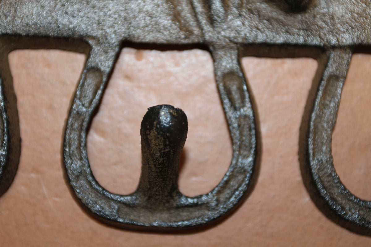 1-Equestrian Decor,Horse Head Triple Wall Hook,Western Style,Kitchen Bath Organizations,Gifts,W-42