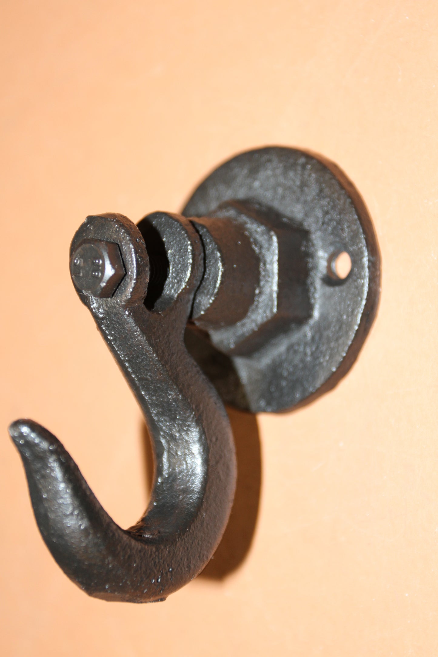 2-INDUSTRIAL WALL HOOKS,Crane Style Hooks,Heavy Duty,Generous Hook,Gifts,H-135