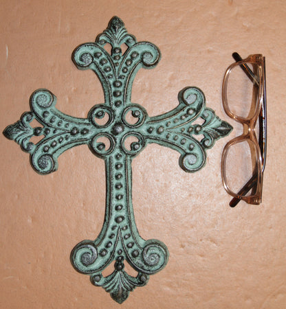 NEW HOPE Collection,5 Metal Wall Crosses,Country Decor,Wall Hanging,All Occasion Gifts,Spiritual Home Accents