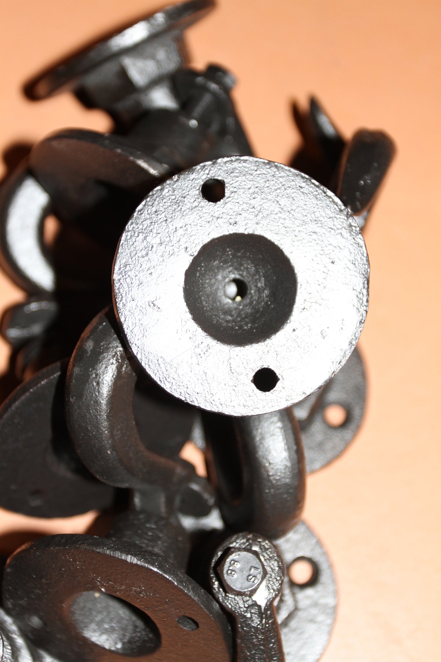 2-INDUSTRIAL WALL HOOKS,Crane Style Hooks,Heavy Duty,Generous Hook,Gifts,H-135