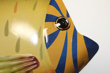 1-ANGEL FISH Wall Hanging, Tropical Island Decor,Beach Decor,Bath Decor,Ocean Fish, TRF-014T