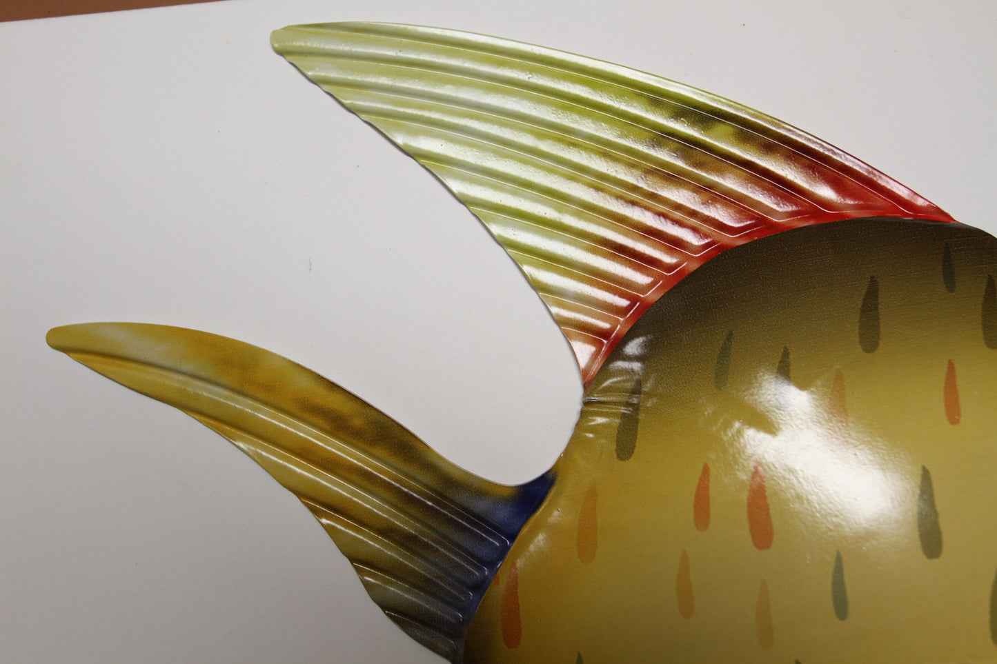 1-ANGEL FISH Wall Hanging, Tropical Island Decor,Beach Decor,Bath Decor,Ocean Fish, TRF-014T