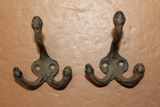 2-Wall Hooks,TRIPLE WALL HOOKS,Utility Hooks,Country Decor,Home And Garden Use,Free Ship H-108B