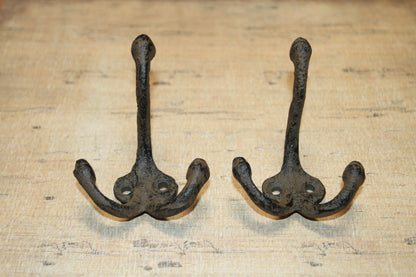 2-Wall Hooks,TRIPLE WALL HOOKS,Utility Hooks,Country Decor,Home And Garden Use,Free Ship H-108B