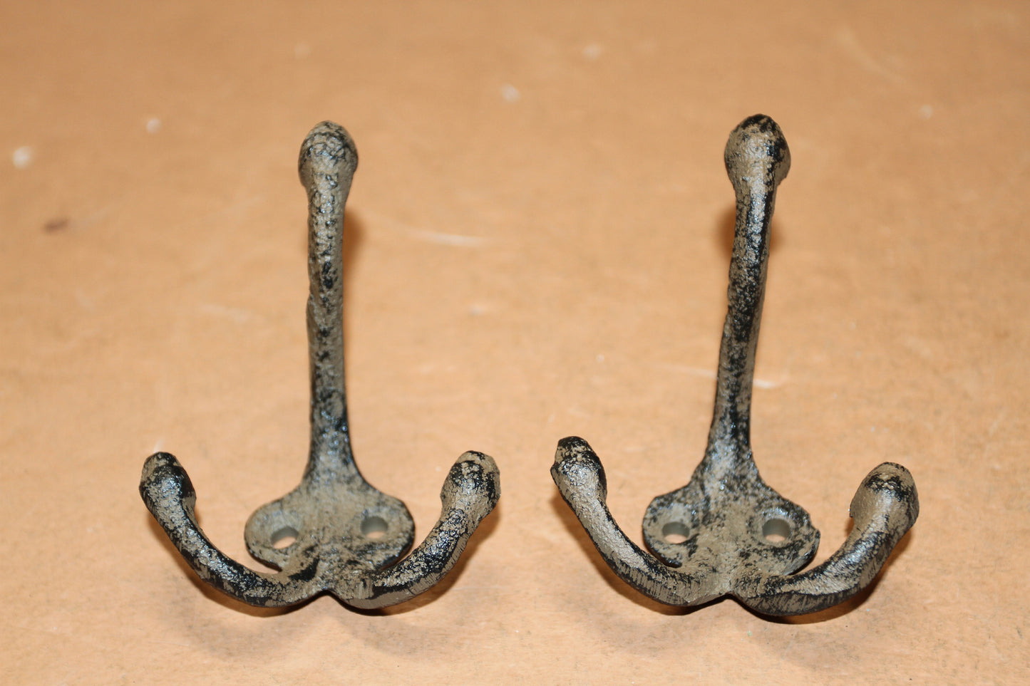 2-Wall Hooks,TRIPLE WALL HOOKS,Utility Hooks,Country Decor,Home And Garden Use,Free Ship H-108B