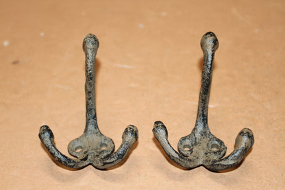 2-Wall Hooks,TRIPLE WALL HOOKS,Utility Hooks,Country Decor,Home And Garden Use,Free Ship H-108B
