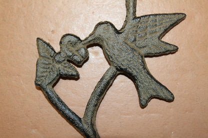 1-HUMMINGBIRD Plant Hanger,Extender,Country Garden Decor,Nature Theme,Wild Birds,H-26B