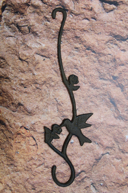 1-HUMMINGBIRD Plant Hanger,Extender,Country Garden Decor,Nature Theme,Wild Birds,H-26B