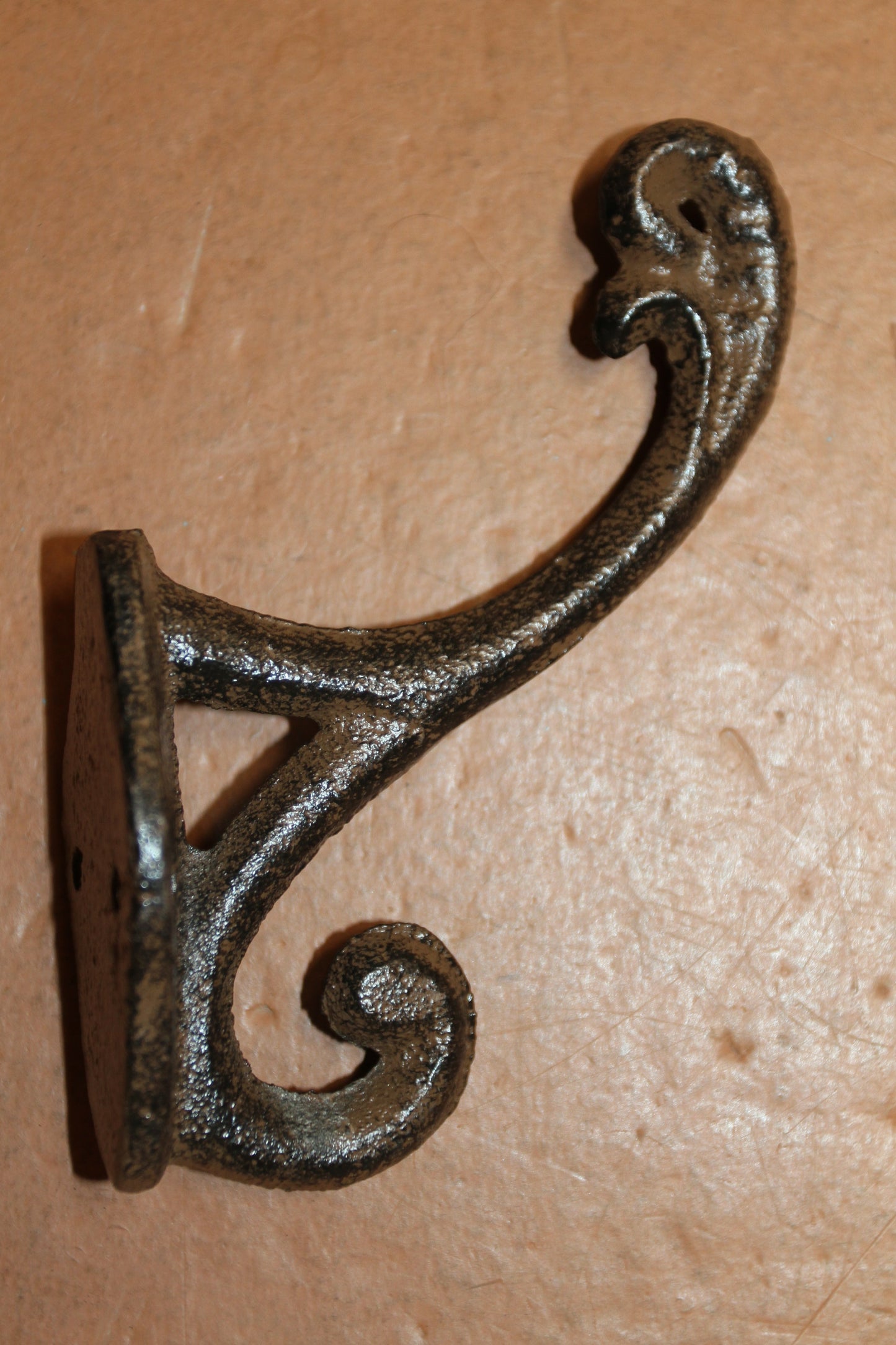 2 Affordable DOUBLE WALL HOOKS,Hanging Storage,Bath-Kitchen Decor,Country Accents, H-111