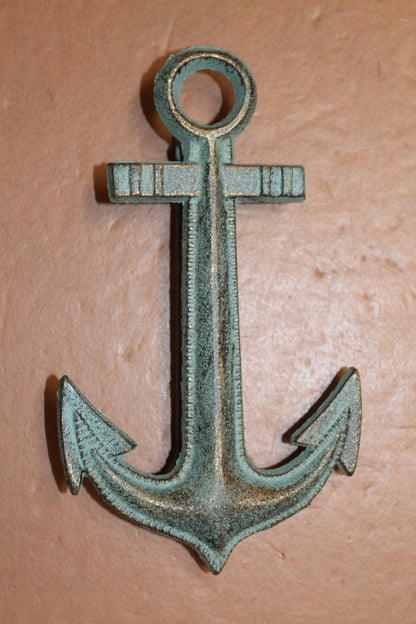 2-ANCHOR DOOR KNOCKERS,Mariners Decor,Coastal Living Accents,Entryway Door Knocker,Gifts,BL-60