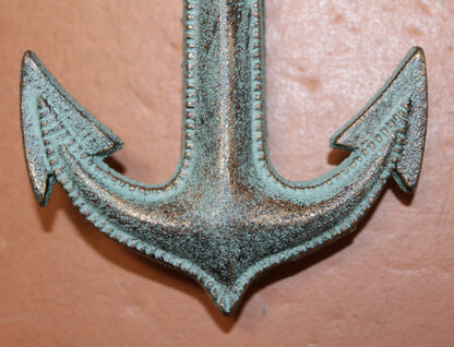 2-ANCHOR DOOR KNOCKERS,Mariners Decor,Coastal Living Accents,Entryway Door Knocker,Gifts,BL-60