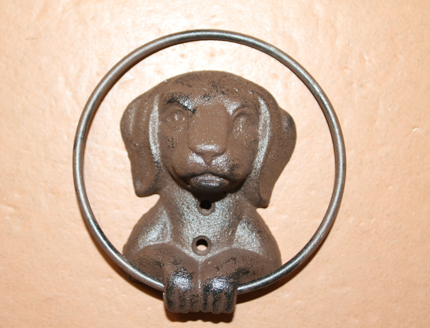 1-Heavy Towel Ring, HAPPY HOUND,Bathroom Accessory,Country Style,Gift,Kitchen Towel Holder,BA-HD1
